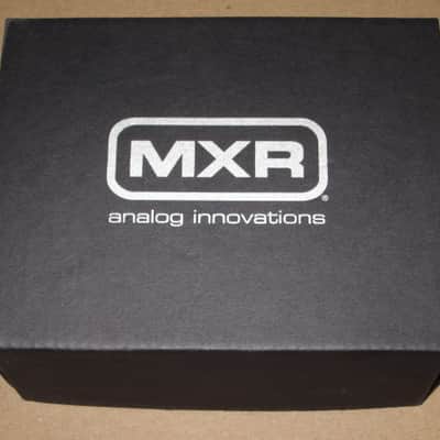 rarely handled, near A+ MXR EMPTY BOX ONLY for M81 Bass Preamp (NO pedal / NO paperwork) from mid 2010s to 2020s - BOX: Black Cardboard / LABEL: Dark Olive Green & Cream / GRAPHIC: Silver image 5