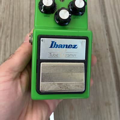 Ibanez TS9 Tube Screamer 2002 - Present - Green vintage style electric guitar tube screamer image 12
