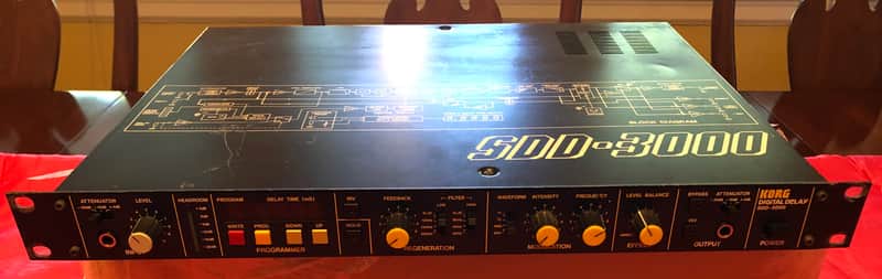 KORG SDD-3000 Digital Delay  (Rack), The Edge, Daniel Lanois image 1