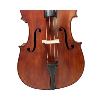 High-grade handmade solid wood Upright double bass 3/4,flamed maple back image 9
