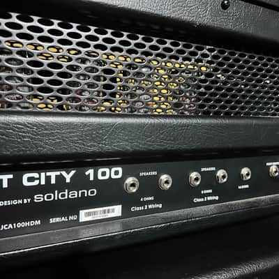 Jet City JCA100H 100-Watt 2-Channel Tube Guitar Amp Head 2000s - Black / Blue image 4