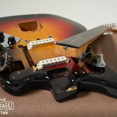 1962 Fender Jaguar Sunburst Earliest Batch image 20