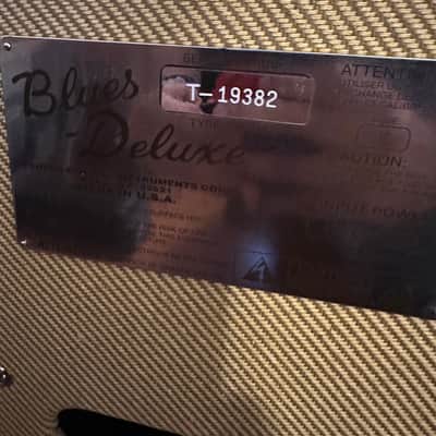 Fender Blues Deluxe T-19382 1993 - Tweed image 4