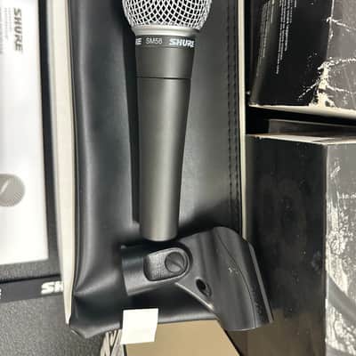 Shure SM58 Handheld Cardioid Dynamic Microphone 1984 - Present - Black image 2
