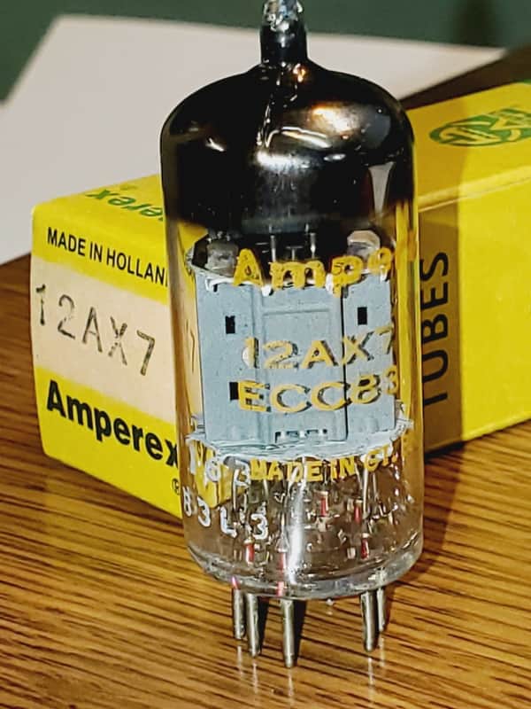 12AX7/ECC83 Mullard "Amperex" MaxiPreamp2/TV-7 Tested (1) tube lot image 1