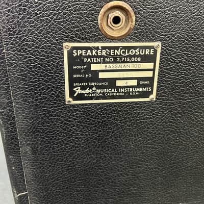 Vintage Super Bassman-Amp & Bassman 100 4x12 Cabinet, 100 Watts, Early 70’s - Pre Owned *Pickup Only* image 17