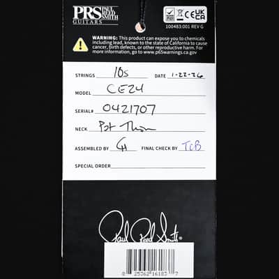 PRS CE 24 Electric Guitar- Custom Color 2025 (0421707) image 15