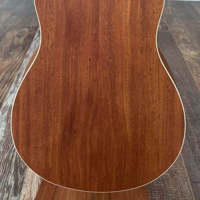 Dowina Mahogany Bona Vida - Cedar/Mahogany Parlor Sized Acoustic Guitar with Hardshell Case image 3
