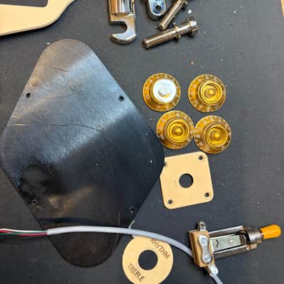 Gibson Les Paul Standard Complete Pickups Wiring Hardware 2024 - Nickel image 6