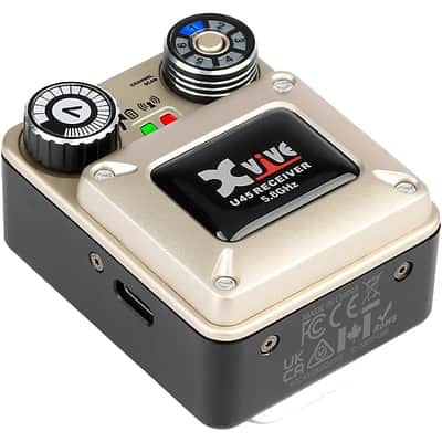 Xvive U45 In Ear Wireless System and T9 In Ear Monitors (5.8GHz) 2025 - Gold image 14