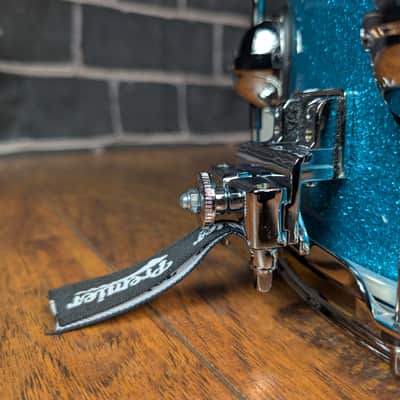 Premier Genista Classic 14x7 Snare Drum – Aqua Sparkle – PGB1407SAQX – 100% Birch Shell – Powerful, Focused Attack image 3