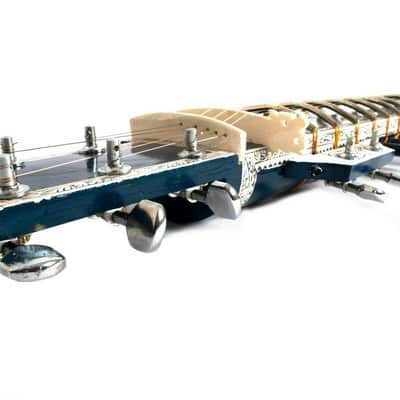 Naad Indian Musical String Instrument  Electric Travel Sitar With Bag, Mizrab image 10