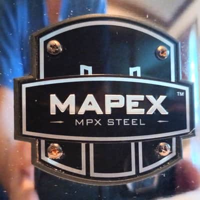 MAPEX STEEL SNARE DRUM SHELL 13" 8L - FREE SHIP TO C-USA! image 7