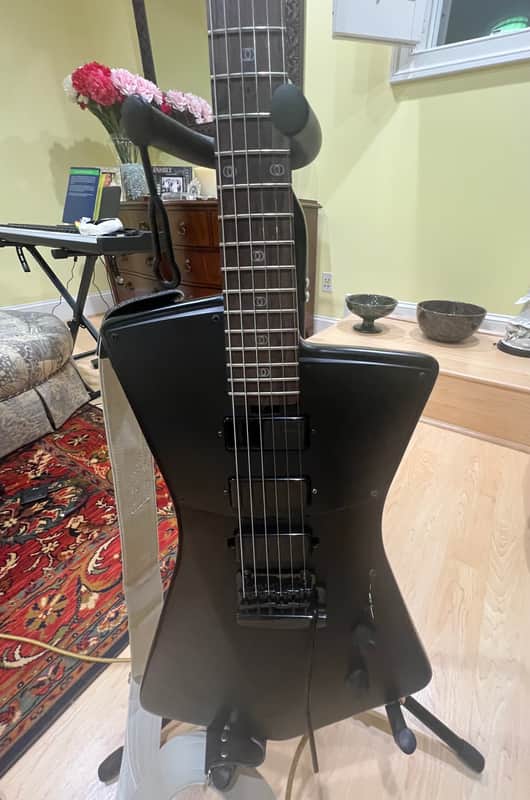 Sterling Sterling By Music Man. St. Vincent Electric Guitar 2020 - Black matte image 1