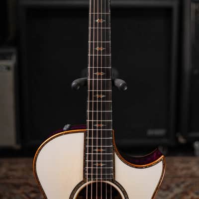 Taylor Custom Shop C12ce 12-Fret B8006 2026 Catch Event #6 Grand Concert Acoustic/Electric Guitar - Lutz Spruce / Big Leaf Maple with Hardshell Case image 3