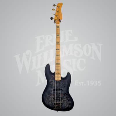 Marcus Miller V10 4-string Bass Guitar - Trans Black Satin image 2