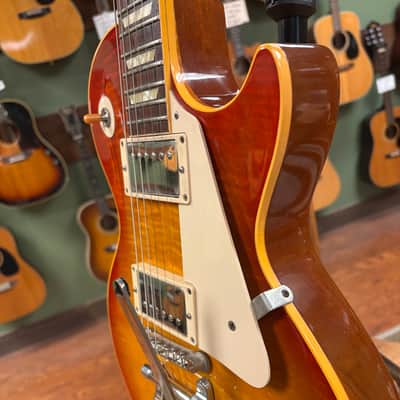 2004 Gibson Custom Shop Historic Collection '59 Les Paul Standard Flametop Reissue Heritage Cherry Sunburst R9 image 6