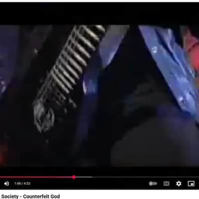 Gibson Gothic Flying V 1999 EX BLACK LABEL SOCIETY MUSIC VIDEO STAGE PLAYED OZZFEST ARTIST OWNED TOUR GUITAR Custom Graphics image 20