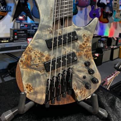 Ibanez Bass Workshop EHB1505MS 5-string Multi-scale Bass Guitar - Black Ice Flat Auth Dealer Free Ship!  083 GET PLEK’D! image 3