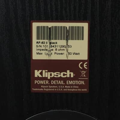 Klipsch RF-82 II Floorstanding 2-Channel Passive Loudspeakers #48503 image 17