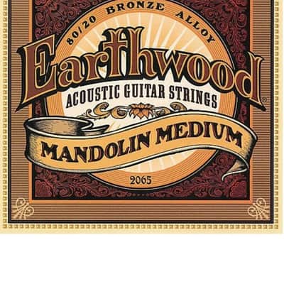 Ernie Ball Earthwood 80/20 Bronze Mandolin Medium Strings 2065 3-Pack image 4