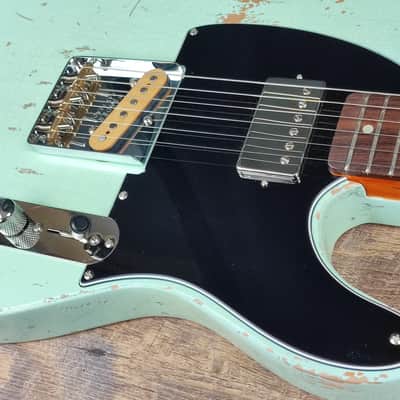 MyDream Partcaster Custom Built - Water Green Semi Relic Dreamsongs image 5