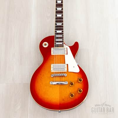 1982 Burny Super Grade RLG-50 '59 Model Burst Standard Birdseye Maple Top w/ Case image 2