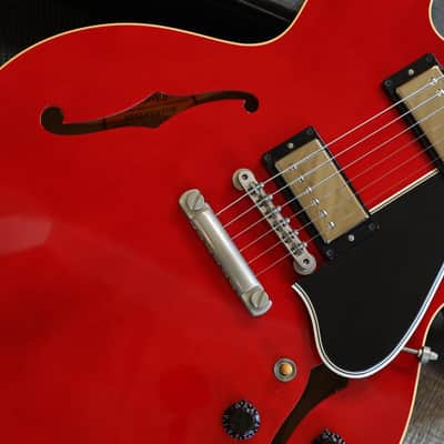 2009 Gibson Custom Shop '59 ES-335 Historic Reissue Nashville Semi-Hollow Electric Guitar Cherry Red + COA OHSC image 5