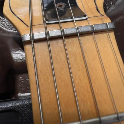 1982 Peavey T-15 - Natural, Ash Body, Nitrocellulose, Original Case, USA made, Short-Scale image 17