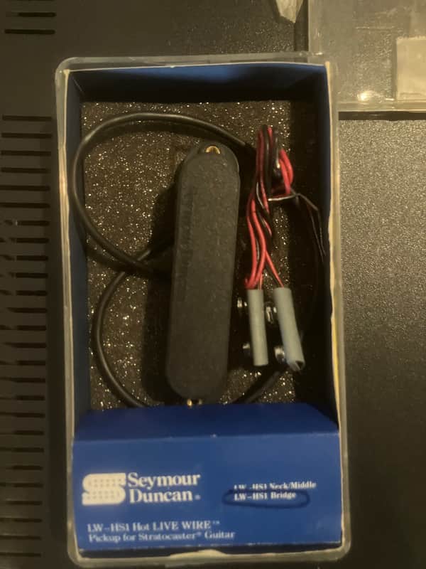 Seymour Duncan LW-HS1n LiveWire Hot Strat Neck Pickup 2010s - Black image 1