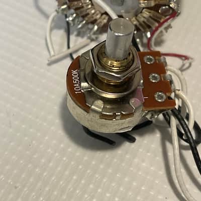 2020's Era MIM Charvel San Dimas Pro Mod 2H Guitar Complete Electronics Wiring Volume Pot Jack image 4