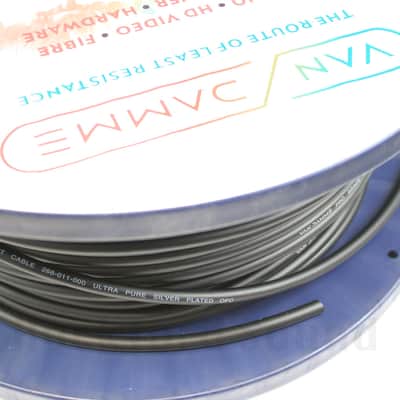 Van Damme XKE Pro Classic Guitar Cable | 15 FT | Right to Right Gold Plugs image 2