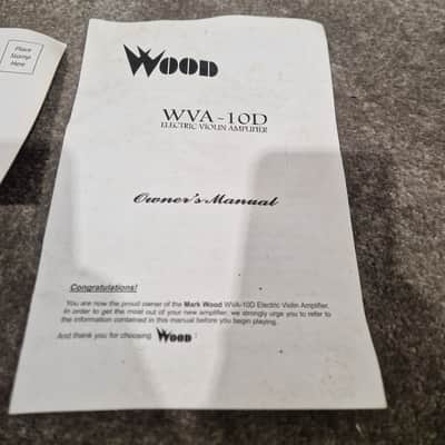 Wood WVA-10D - Electric Violin Amplifier - 10 Watt - Excellent w/ Original Box , American To UK Plug Converter image 11