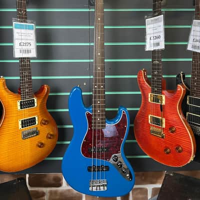 Fender MIJ Hybrid II Jazz Bass Forest Blue 2024 Electric Bass image 2