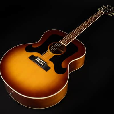 1976 Ibanez Concord 754 - Sunburst | Japan Lawsuit Era Vintage SJ-180 Everly Brothers Jumbo Open Book Headstock | Case image 7