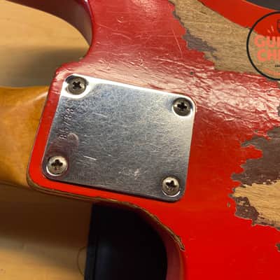 1965 Fender Jazz Bass – Dakota Red w/ Matching Headstock, Original Pickups, OHSC image 19