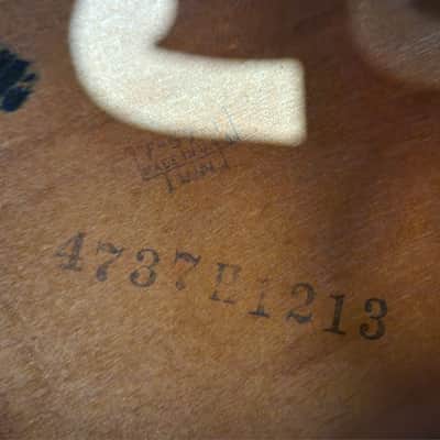 Harmony Alden H1213 Tiger Burst Birch Archtop 1950s USA image 19