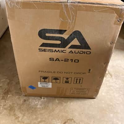 Seismic Audio SA-210 2x10" 200w 8 Ohm Bass Speaker Cab 2010s - Black image 4