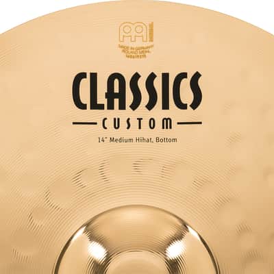 MEINL CC14MH-B Classics Custom Brilliant Medium HiHat 14 Zoll Becken image 10