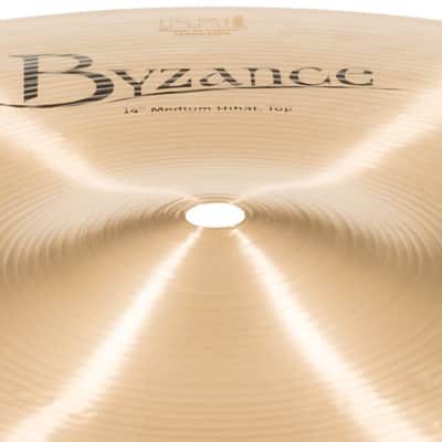 Meinl Byzance Traditional Medium Hi Hat Cymbals 14" image 3