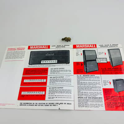 Marshall “The Sound of Success” Catalog circa 1970 image 5