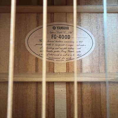 1980s Yamaha FG-400D – Made in Japan - Solid Top & Hard Case image 5