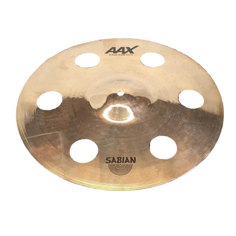 Used Sabian AAX O-Zone Crash Cymbal 16" Brilliant - Very Good image 1