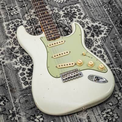Fender Limited Edition '62 Poblano Strat - Journeyman Relic Aged Olympic White image 9