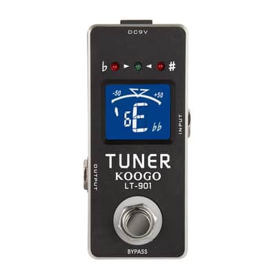 Koogo Digital Tuner LCD Screen Mini Chromatic Guitar Tuner Pedal True Bypass Compact Electric Guitar image 1
