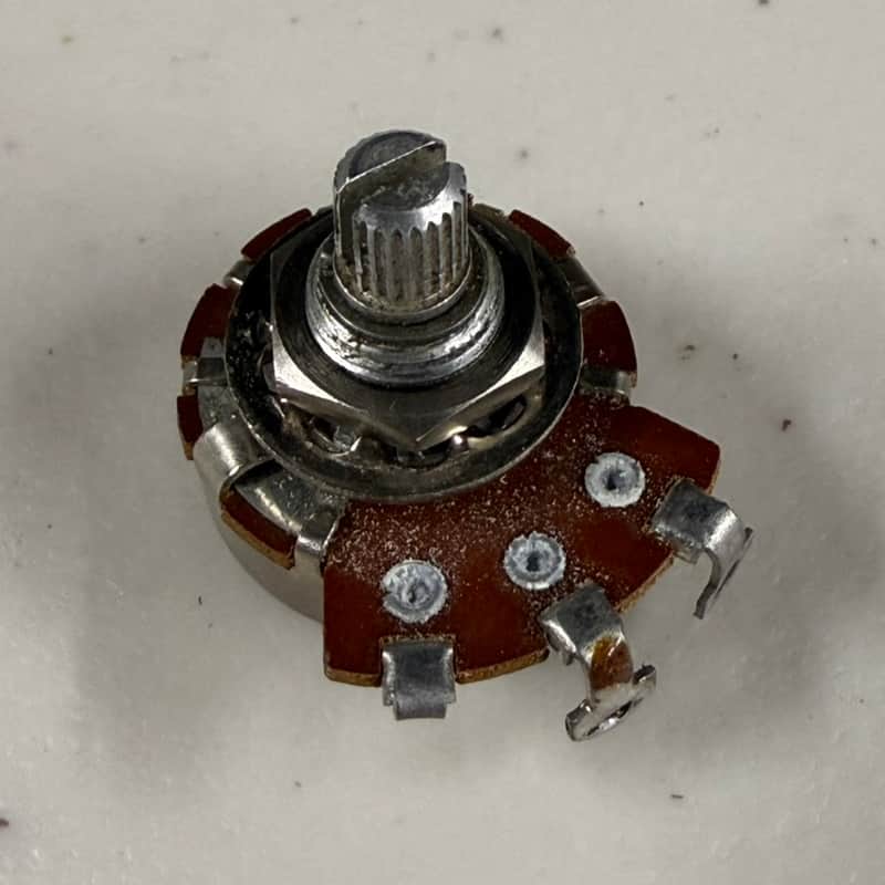 Stackpole 250k Knurled Pot for Stratocaster 1956 (E-300) image 1