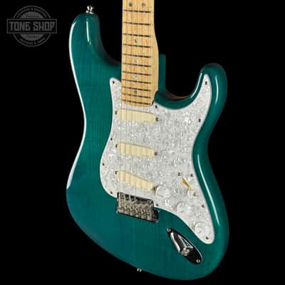 Used 2020 Fender Custom Shop Classic Player Strat Trans Blue w/Case TSU24597 image 5