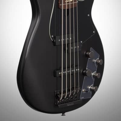 Yamaha BB735A Electric Bass Guitar, 5-String (with Gig Bag), Black image 4