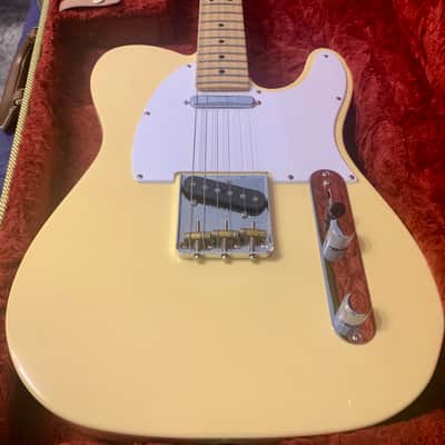 2021 Fender American Performer Telecaster Hum with Maple Fretboard 75TH ANNIVERSARY - Vintage White image 2