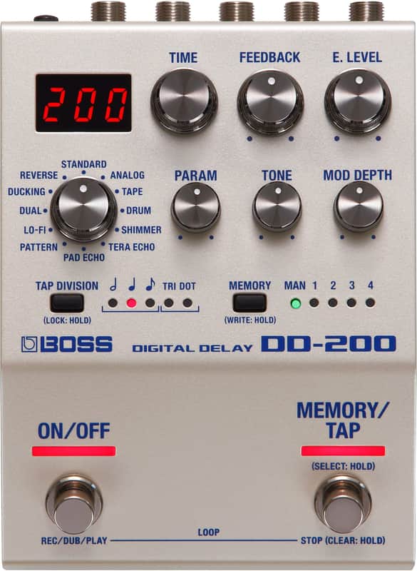 Boss DD-200 Digital Delay Pedal image 1